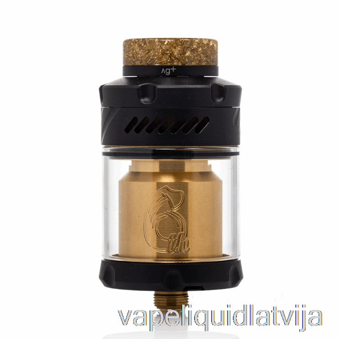 Hellvape Dead Rabbit V3 25mm Rta [6th Anni] Black Gold Vape šķidrums